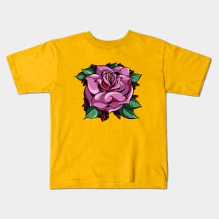 Pink rose Kids T-Shirt